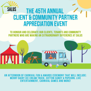 Client & Community partner event graphic
